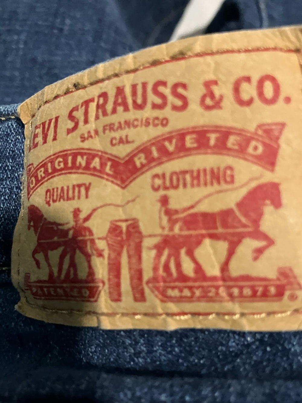Levi's Women's Dark Blue Boot Cut Jeans - Picture 9 of 13